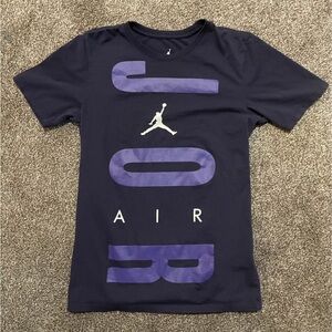 Jordan Jumpman Tee in Black and Purple